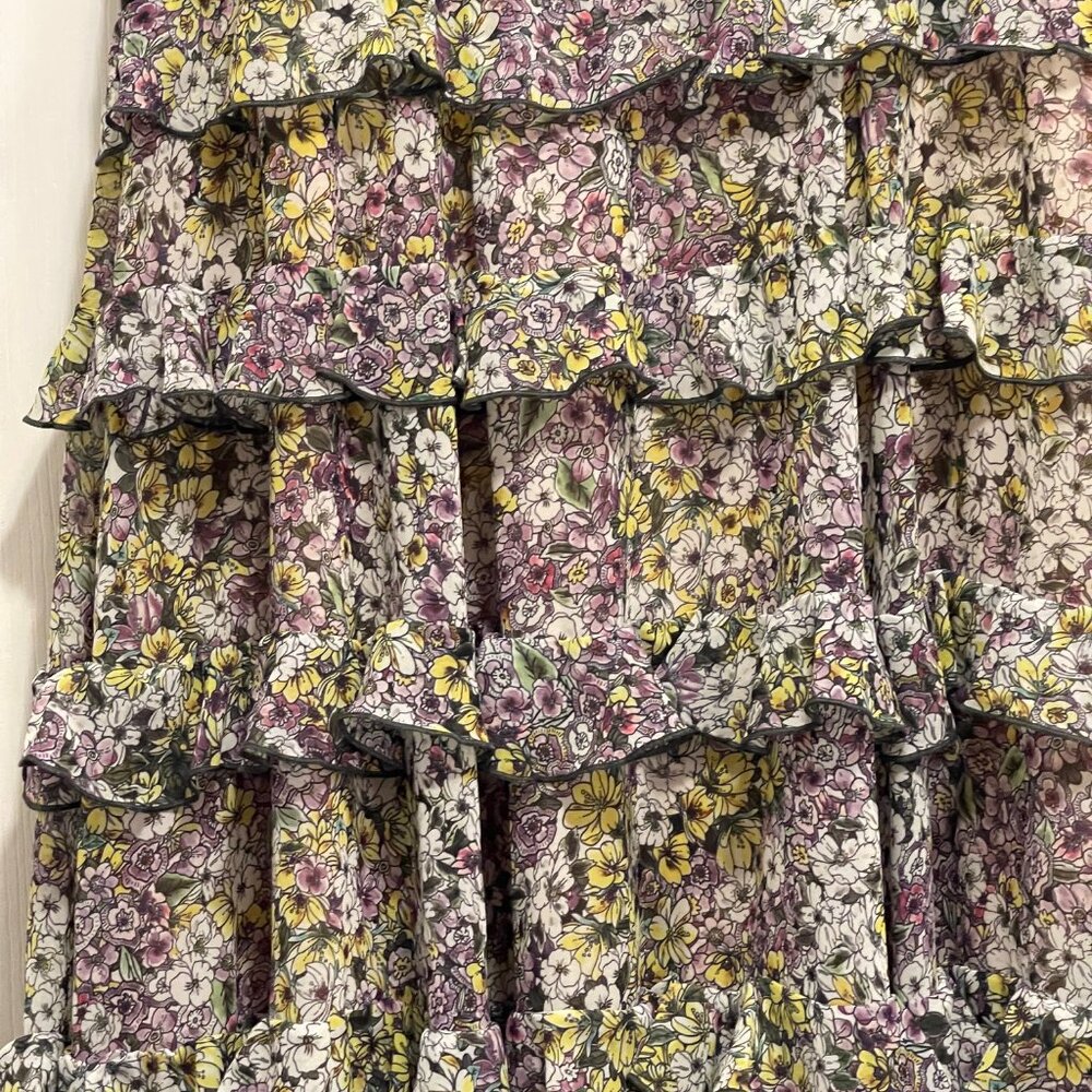 Floral Ruffle Maxi Dress - Picture 3 of 8